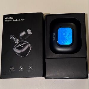 MINISO Wireless Earbud X30 - Black